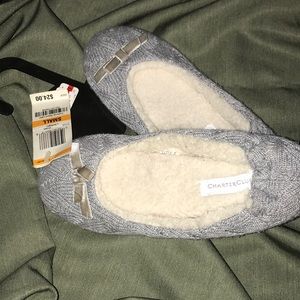 CHARTER CLUB BALLET STYLE HOUSE SLIPPERS